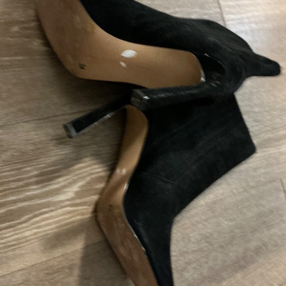 Vince camuto Black leather Ankle Boots sexy square - Picture 7 of 7
